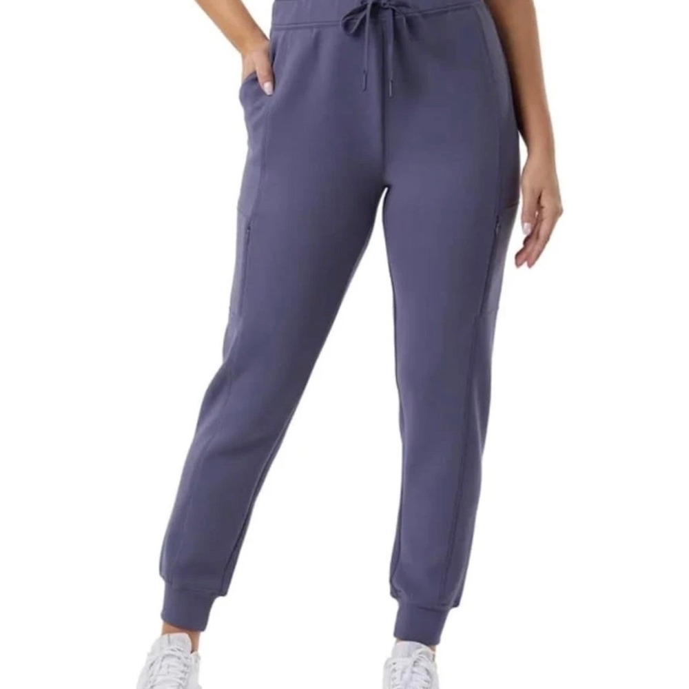 32 Degrees Heat Womens Blue Jogger Pants Hidden Zipper Pocket‎ 2X New 1899482
